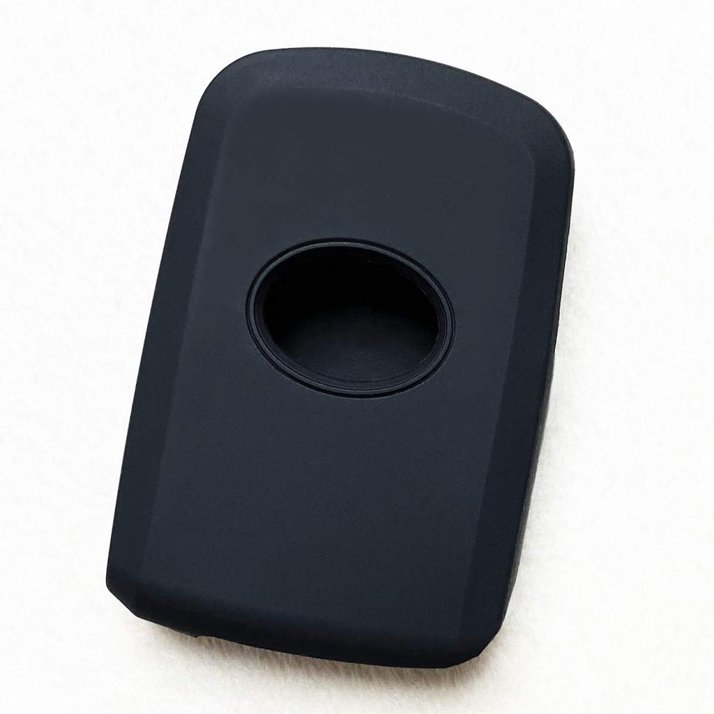 [ИКТ] Силиконовый чехол для смарт-ключа для автомобилей Toyota, 4 кнопки, двусторонний, черно-синий,