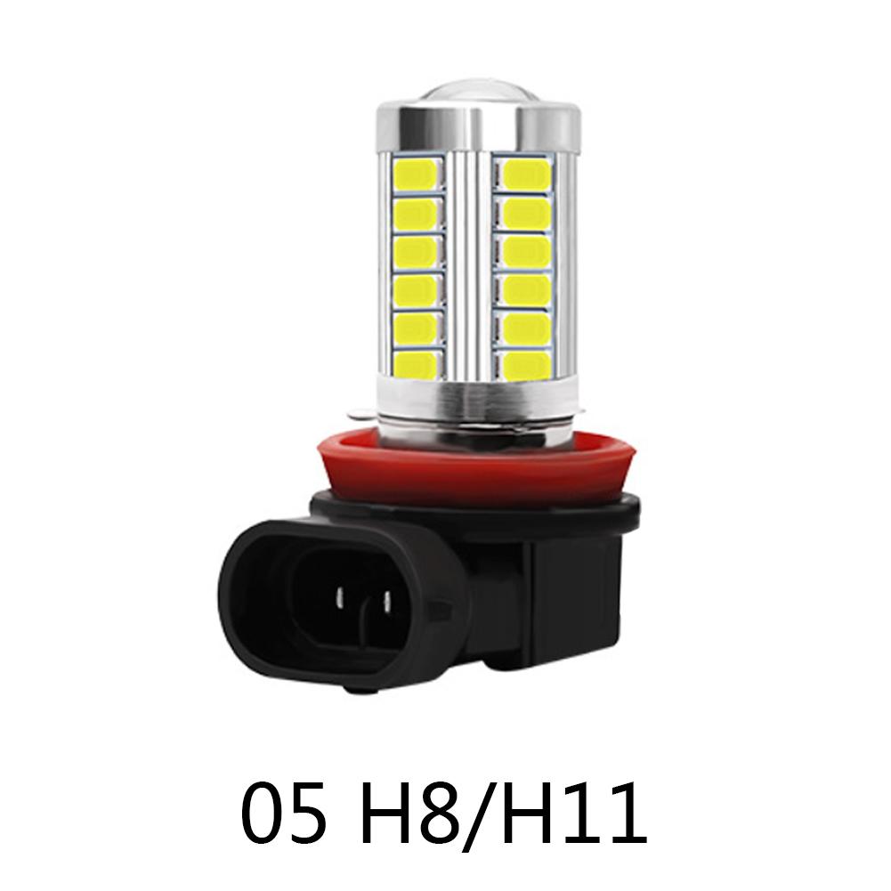 H4/H7/9005/9006 33SMD Светодиодная лампа для автомобильной фары Дневной ходовой свет Белый Мотоциклетная противотуманная фара 1 шт.