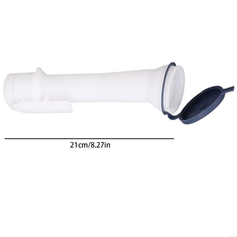 Q9QD Leak Proof Windshield Washer Filler Tube 643983 643230 Replacement Fluid Reservoir Inlet Pipe for Vehicle 206 207