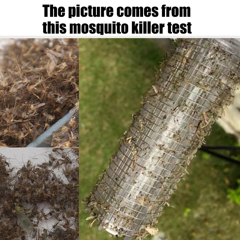 Outdoor Solar Mosquito Light, Water Resistant LED Light, Insect Trap, Electric Discharge, For Lawn, Garden, Courtyard