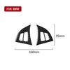 Car Carbon Fiber Steering Wheel Button Interior Cover For BMW X5 E70 2008-13