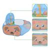Folding Children's Ball Pit Tent with Basketball Hoop, Portable Playpen for Toddlers' Imaginative Play, Balls Not Included