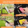 Luxiv Car Window Tint Application Tools Kit, 9 Pcs Vehicle Glass Protective Film Talling Tool, Squeegee Automotive Film Scrapers