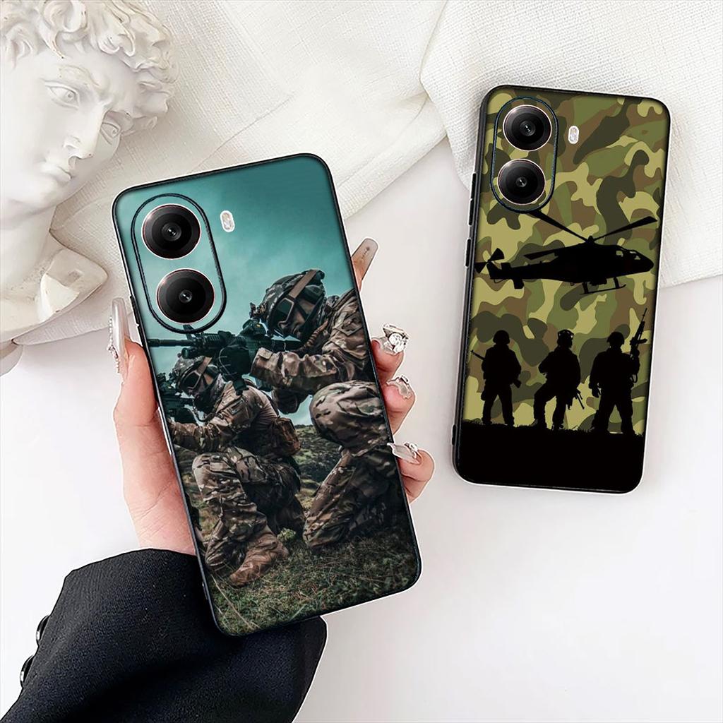 Камуфляжный Военный Армейский Камуфляжный Рисунок Чехол для Телефона для Apple iPhone 12 13 Mini XS 11 Pro Max 7 8 Plus + XR 8+ X SE 2020 SE3 Чехол