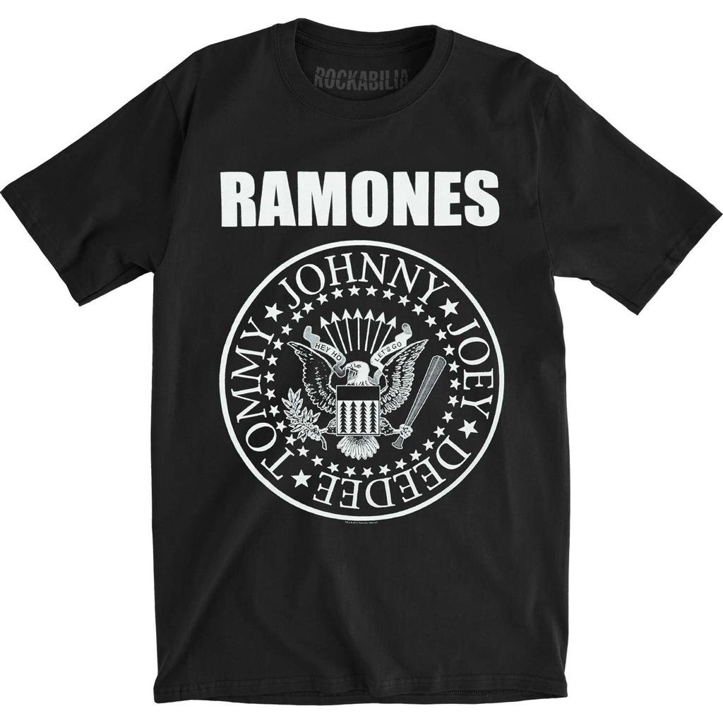 Men's Ramones Presidential Seal Slim Fit T-shirt Medium Black