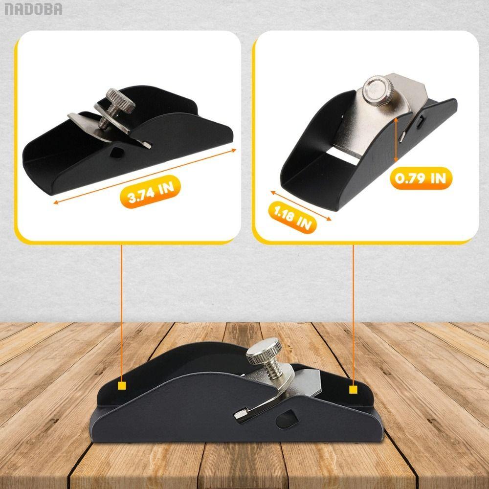 1Pcs Adjustable Cutting Thickness Mini Wood Planer for Wood Modeling and Sculpture