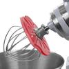 Защитный экран от брызг для миксеров KitchenAid - легкоочищаемый защитный экран от брызг, скребок для миксеров с наклонной головкой, совместимый с 6-проводным венчиком