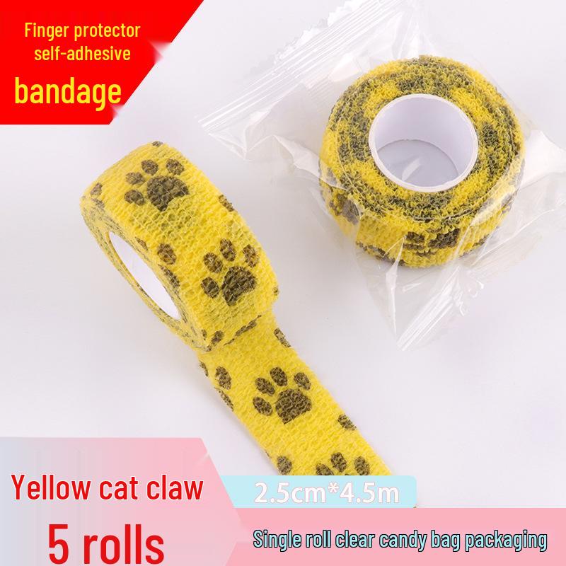 Sports Finger Protector Self-Adhesive Bandage: Finger Wrap Tape & Wrist Support for Basketball/Badminton