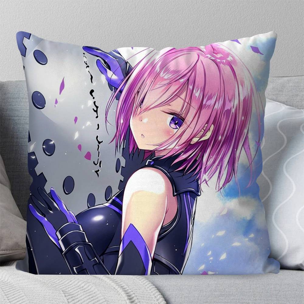 Маш Кирьеллайт Анимационная Игра Fate Grand Order Наволочка Модная Квадратная Наволочка Спальня Диван Комната Декор Ins Отдых
