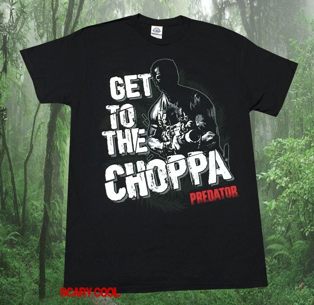 Новая футболка Predator Get to the Choppa Мужская 1987 Винтажная Унисекс