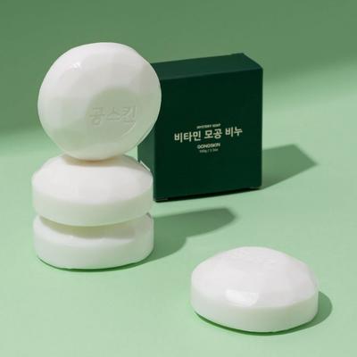 Gongskin Vitamin Pore Soap Успокаивающее увлажняющее средство для устранения проблем с порами, 5 шт., 100 г