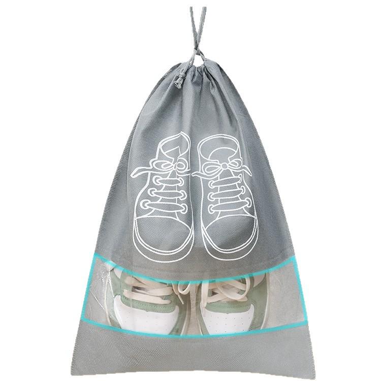 Dustproof Shoe Storage Bag with Drawstring Closure for Boots and Slippers