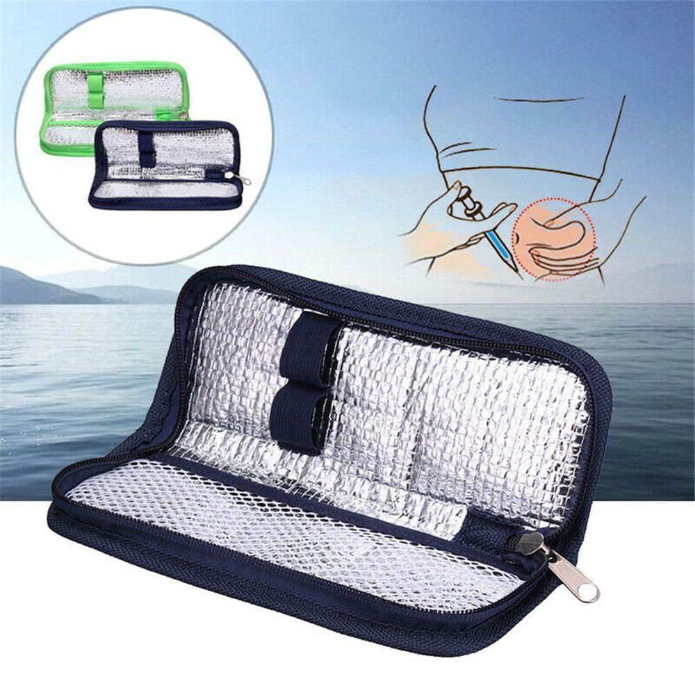Practical Thermal Insulated Diabetic Pocket Cooler Insulin Cooling Bag Pill Protector Travel Case