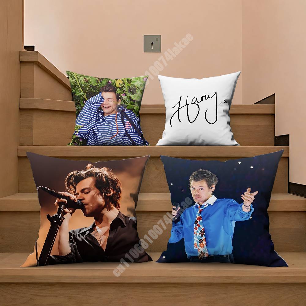 HHarry SStyles Kiss All The Time Disco Occasionally Sofa Couch Pillow Cover Cushion Case Cozy Bedroom Accent Studio Furnishing