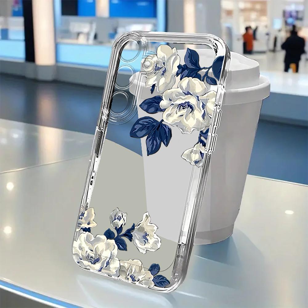 Plum Flower Case For Samsung S26 Ultra S25 S24 FE S23 S22 S21 Plus A57 A56 5G A55 A54 A53 A26 A25 A36 A35 A17 A16 A52 Case Cover