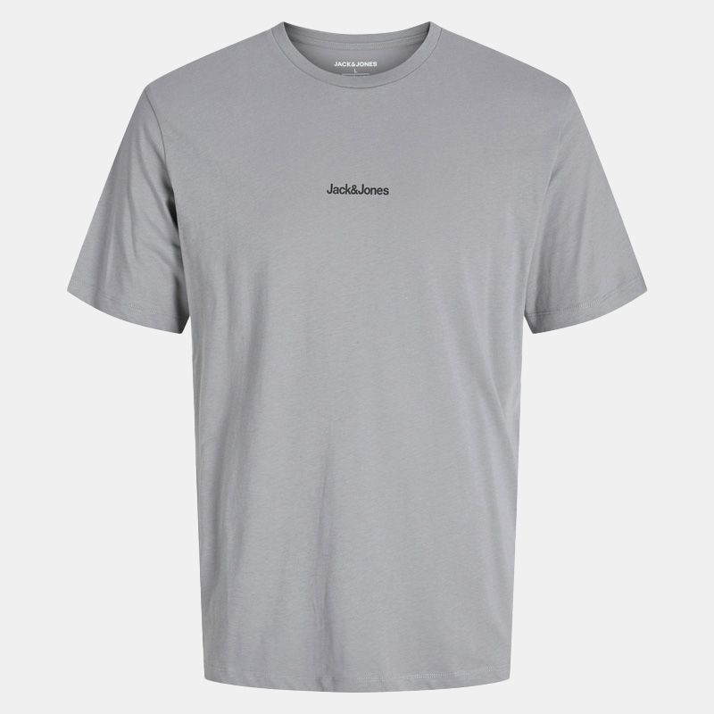 Белая футболка с круглым вырезом и принтом восходящего солнца для мужчин JACK & JONES