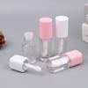 6Ml Empty Transparent Lip Gloss Tubes Big Brush Plastic Lip Balm Tube Lipstick Mini Sample Cosmetic Container Sample Bottle