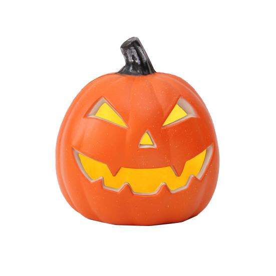 LED Pumpkin Lantern Battery-Powered Warm Light Halloween Lantern Energy-saving Indoor Outdoor Pumpkin Decor