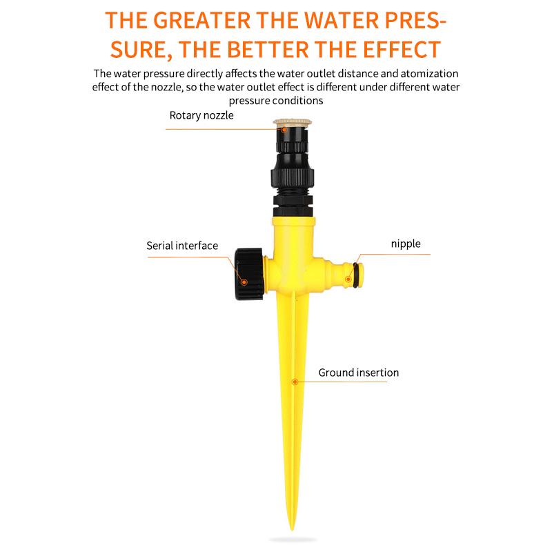 Серия садовых разбрызгивателей для огорода и огорода, регулируемые распылительные головки для сада, заглубленные в землю, набор для заземления