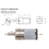 Bringsmart GA16-030 DC Gear Motor 3V 6V Mini Electric Motor Reducer 6-480rpm Small Reduction Gears Customizable Electronic Lock