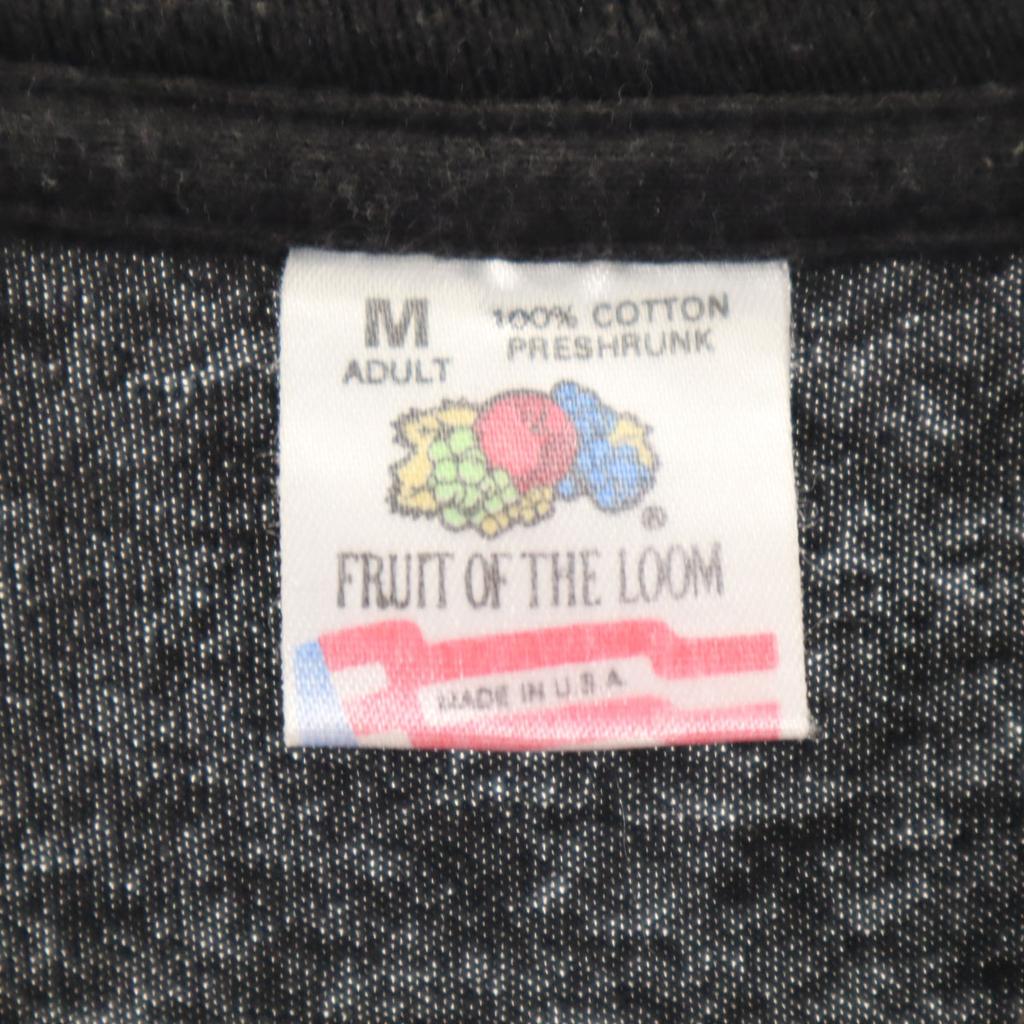 FRUIT OF THE LOOM 90s Made in USA Old Back English print Short sleeve T-shirt Men's Used