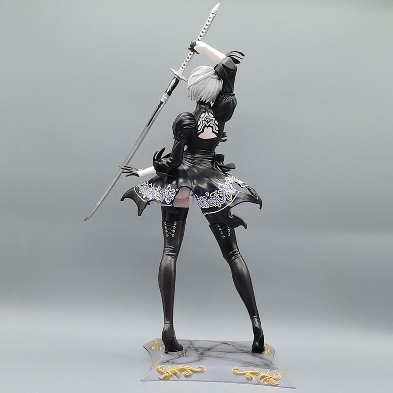 33см 2B Под 042 YoRHa №. 2 Тип B 1/6 Двуглавый Вер Японское Аниме ПВХ Экшн Фигурка Игрушка Игра Коллекционная Модель Кукла