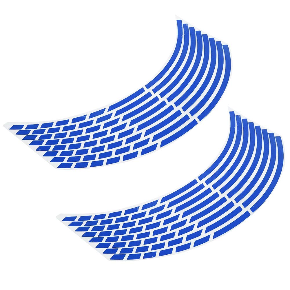 16 шт. Наклейки на колеса Наклейки на обод колеса мотоцикла Материал ПЭТ Длина 34 см Ширина 0,8 см Водонепроницаемые