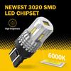7443 LED Reverse Backup Bulbs Light White For  2018   Ford F150 F250