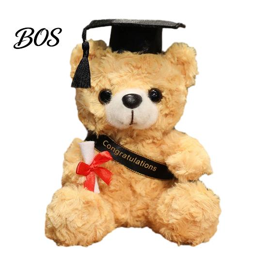 Graduation Keepsake Teddy Personalized Gifts 2026 for Her, 7-Inch Bear, Soft Unique Gift Idea Plush Mascot College High School, Grade Graduate Bear