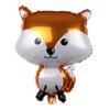Animal Aluminum Fox Hedgehog Party Decoration Balloon Cartoon Foil Balloon Animal Raccoon Aluminum Film
