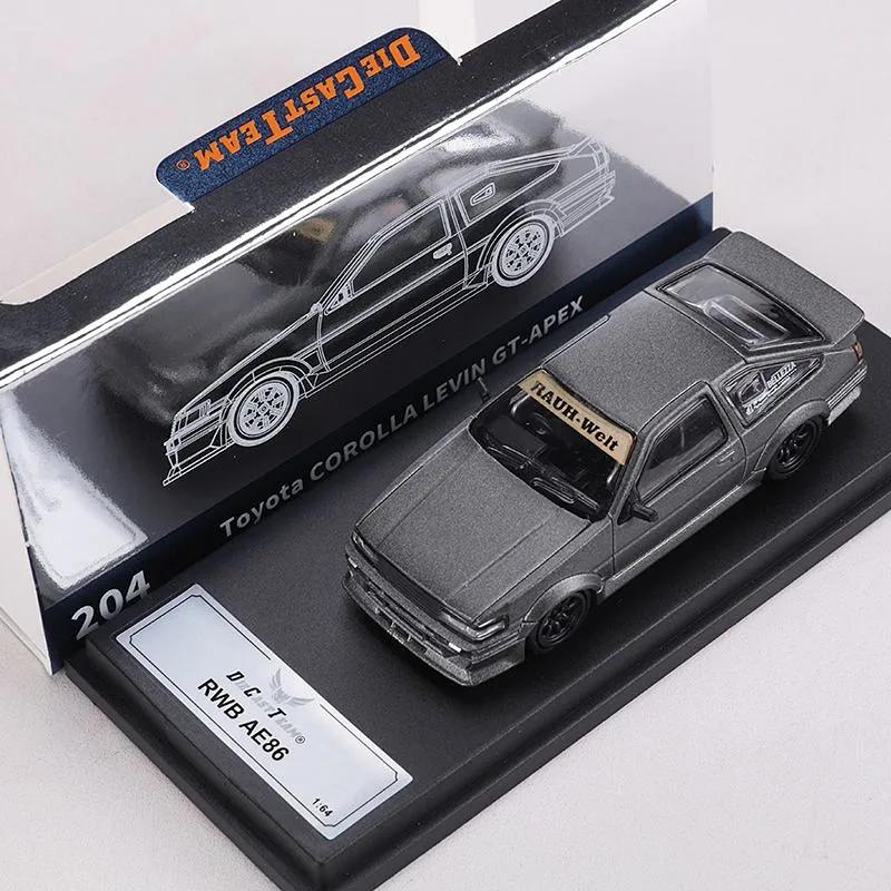 DCT 1:64 Toyota AE86 Ширококузовная Модифицированная Версия Коллекция Моделей Автомобилей Высококачественная Симуляционная Литая Под Давлением Модель Автомобиля из Сплава
