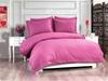 Satin Elegant Duvet Cover Set 4pcs, Duvet Cover 200x220, Bedsheet 240x260 Cotton Fabric, Full Size, Double Size Plum
