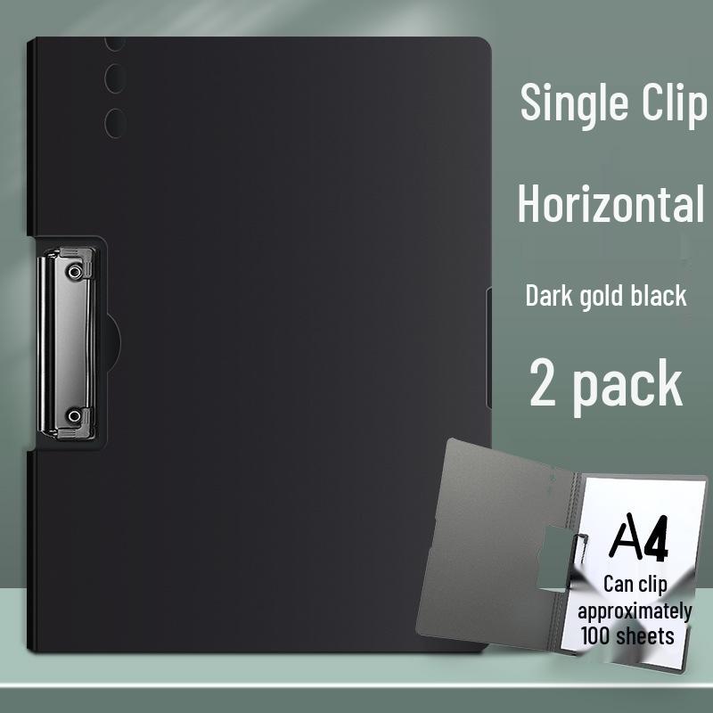 A4 Double Clip Folder for Documents and Resume Storage
