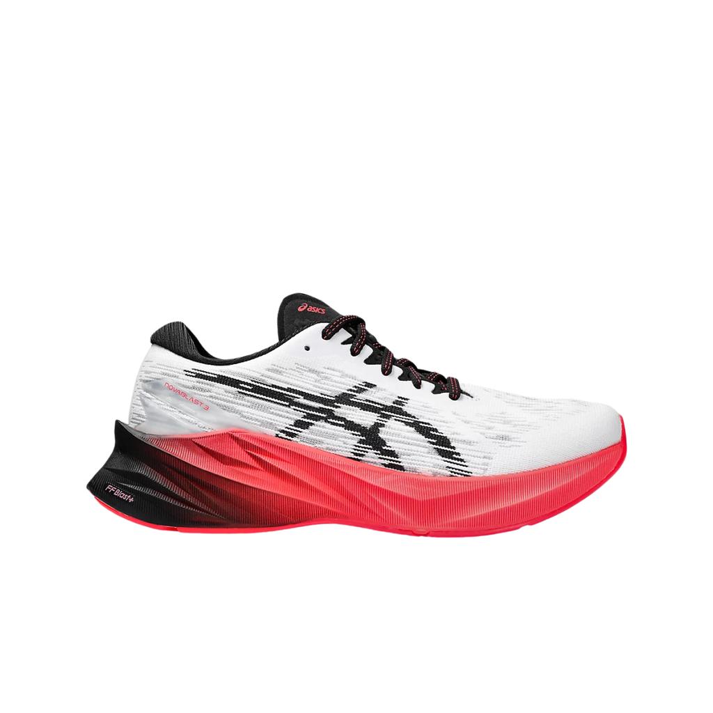 (w) Asics Novablast 3 White Black