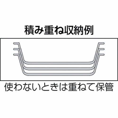 TRUSCO Parts Box Deep Effective Inner Dimensions 470X280X113 Blue K-2-B