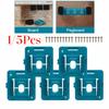 1/5Pcs Tool Bracket Battery Storage Rack Wall Mount Li-ion Battery Stand for BL1830 BL1840 Work Van