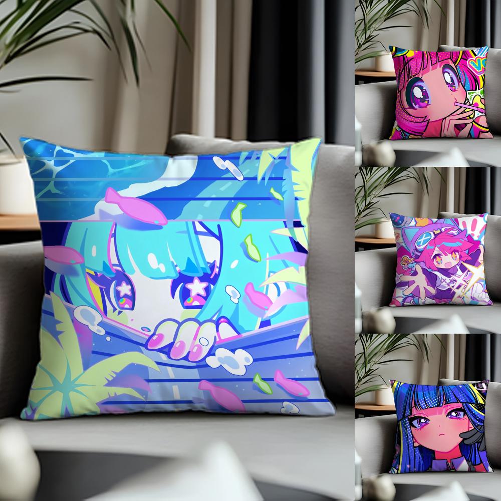 Trending MMmuse Dashead Cushion Cover Antidustmite Pillowcase Invisible Zipper Silky Short Plush Sofa Cushion Cover