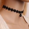 Velvet Choker Necklace For Women Vintage Sexy Lace Necklace With Pendant