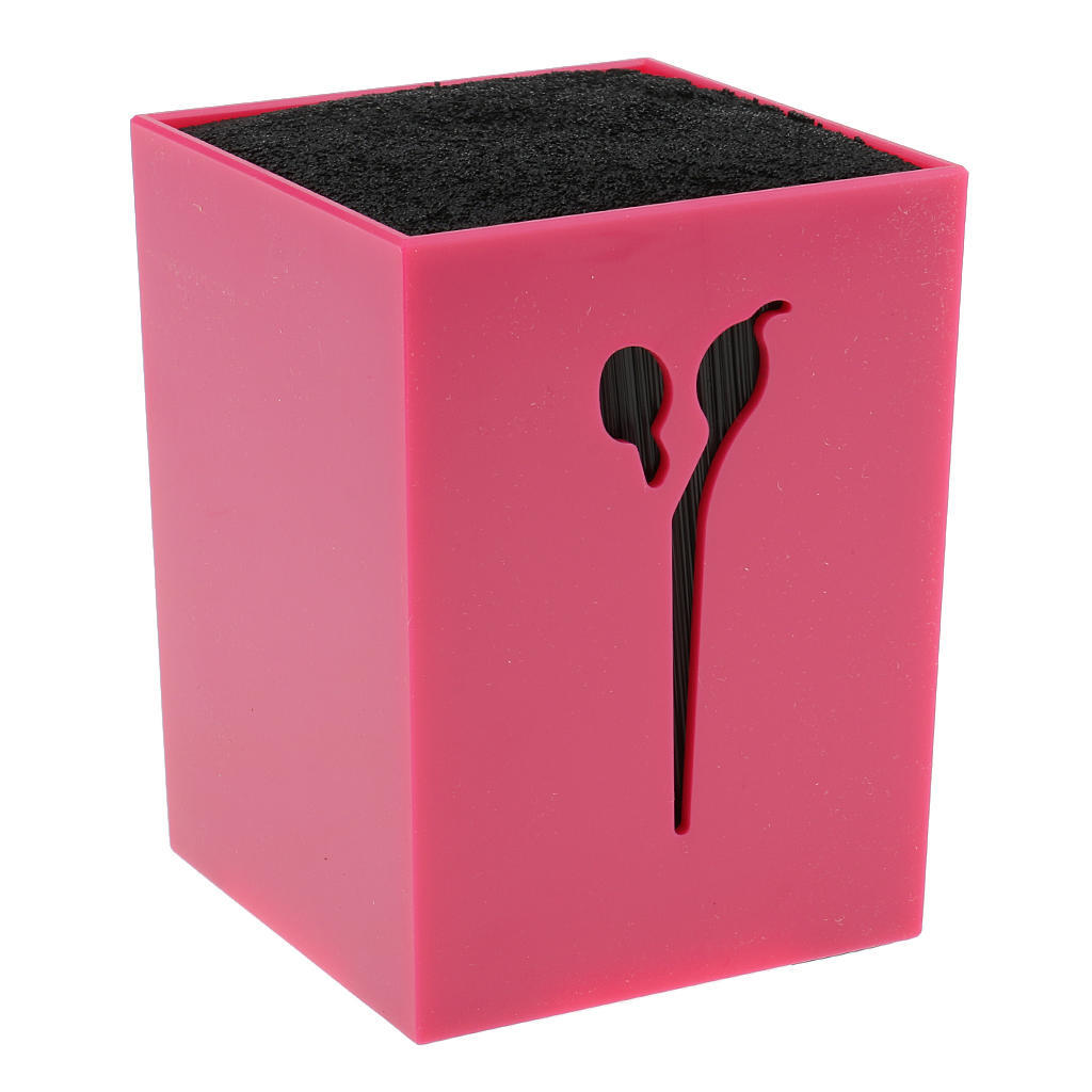 Salon Hairdressing Barber Combs Clamps Scissors Holder Stand Tool Green