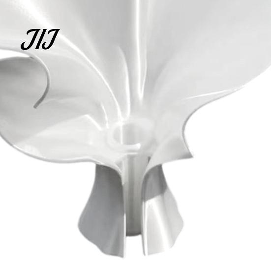 Artistic Home Flower Container 3D Printed Vase for Fresh Flowers, Modern Minimalist Arrangement Integrated Tube Holder with Built-in Living