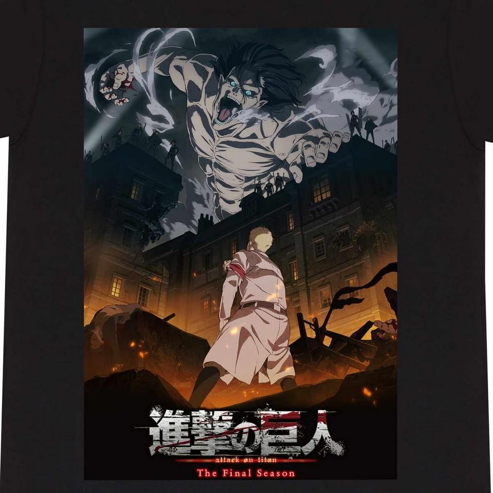Attack on Titan Unisex Adult Final Season Poster T-Shirt