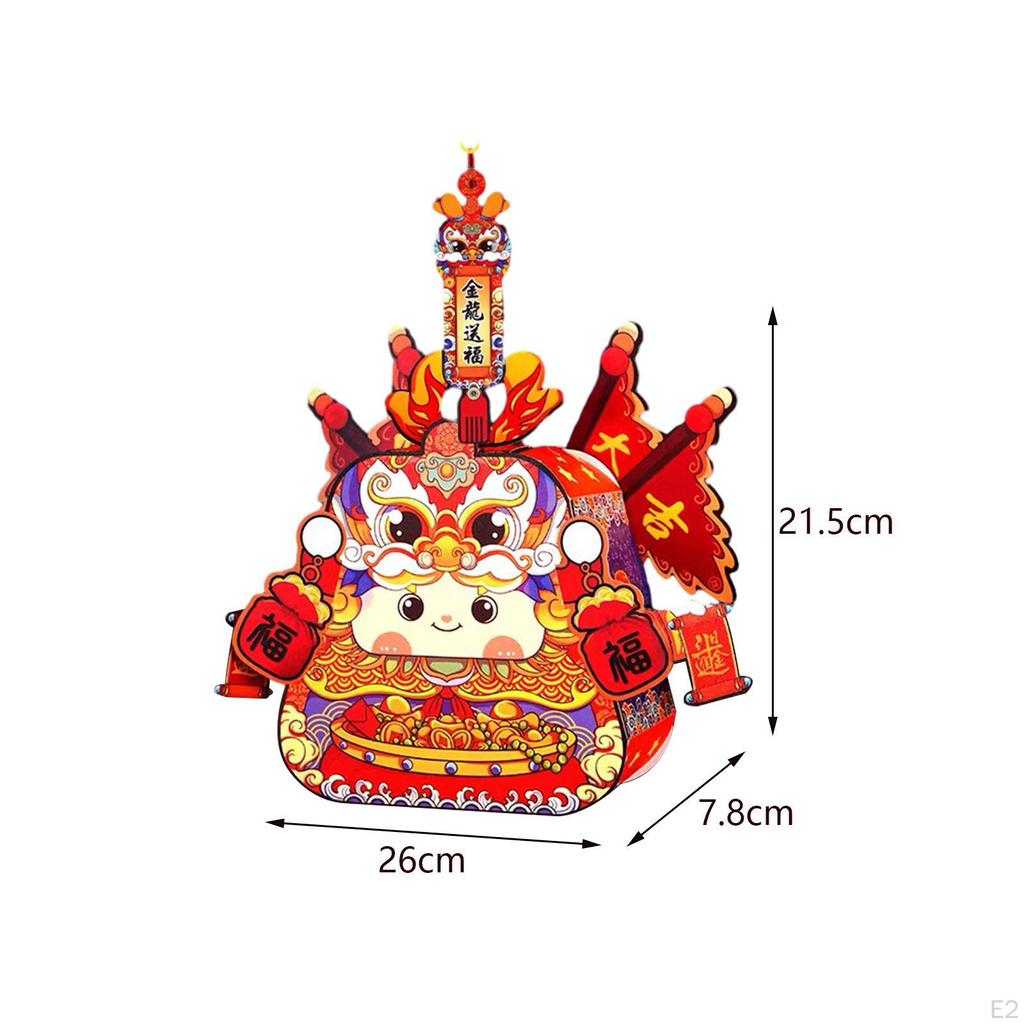 Китайский год дракона Танец фонарей Лев Весенний фестиваль Украшения