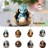 New Christmas Dragon Egg Car Ornament Cartoon Style Acrylic/glass Material Interior Decoration