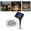 2 Modes Solar Bulbs String Lights Waterproof 10 LED Globe Lights Clear Bulb Outdoor LED Decorative Li