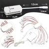12V 2A Power Supply Wiring with 12 Ports Cable for Model Railroad HO Scale Street Light
