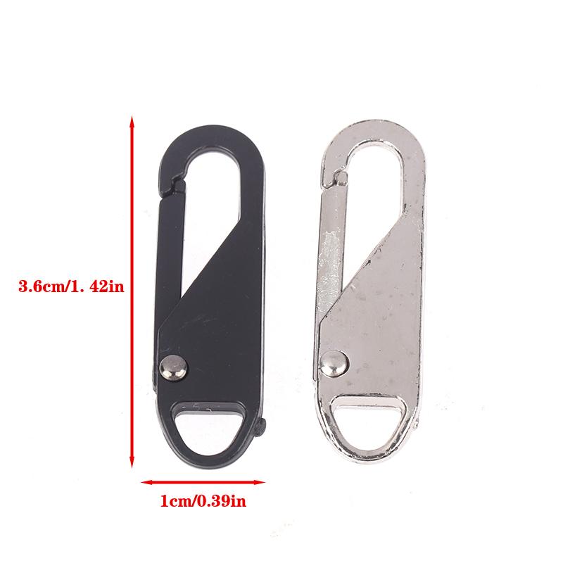 10 шт. универсальный съемный съемник молнии, металлические ремонтные комплекты для головки молнии, замена для сумки, сумки, ползунка на молнии для одежды