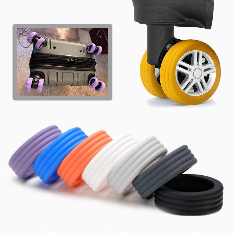 Silicone Protective Covers for Silent, Wear-Resistant Luggage Wheels