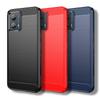 Carbon Fiber Texture TPU Case for Motorola Moto E13 E22 E22i E32 Edge 40 Neo 30 Fusion Shockproof Protective Cover Funda