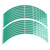 16Pcs Car Motorcycle Bicycle Wheel Rim Reflective Sticker Tape Strip Decal Decor