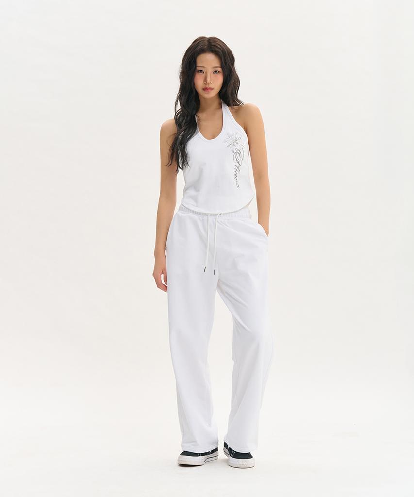 NINEZ Lily Heavy Mesh Halter Neck Sleeveless (2 Colors)